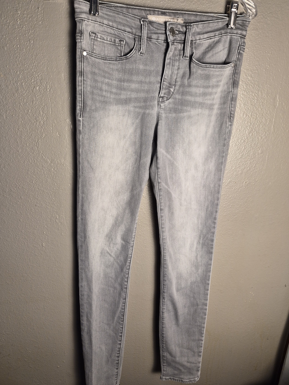 Athleta Gray Denim Skinny Jeans